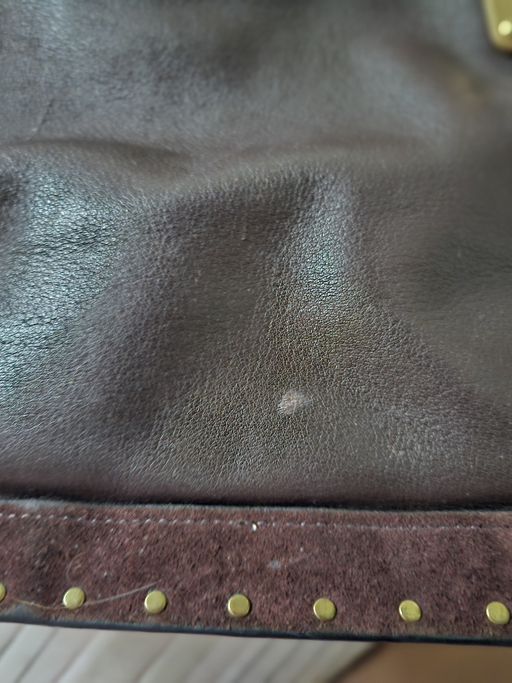 Coach Tote in Dark Brown Leather - Picture 9 of 12